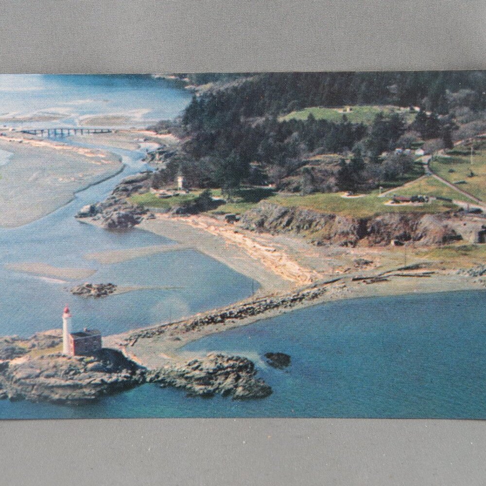 Vintage Postcard - Parks Canada Fort Rodd Esquimalt Harbor - Parks Canada